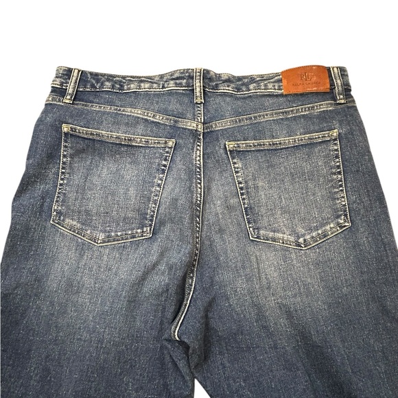 Lauren Ralph Lauren Women’s Indigo Tapered Jeans 16 - Picture 2 of 9